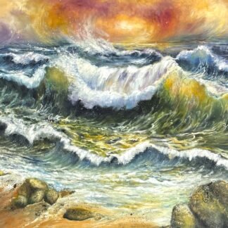 RAGING CURRENTS PAINTING