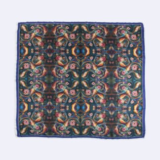 SCARF 1-DANCE OF THE KOI-SATIN SILK