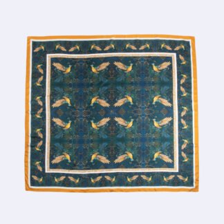 SCARF 7-MIDNIGHT RADIANCE-SATIN SILK