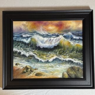 RAGING CURRENTS PAINTING